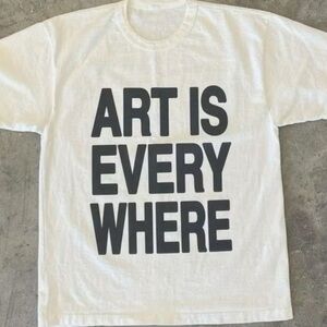 ART IS EVERYWHERE 100% Cotton Graphic Tee (Unisex)